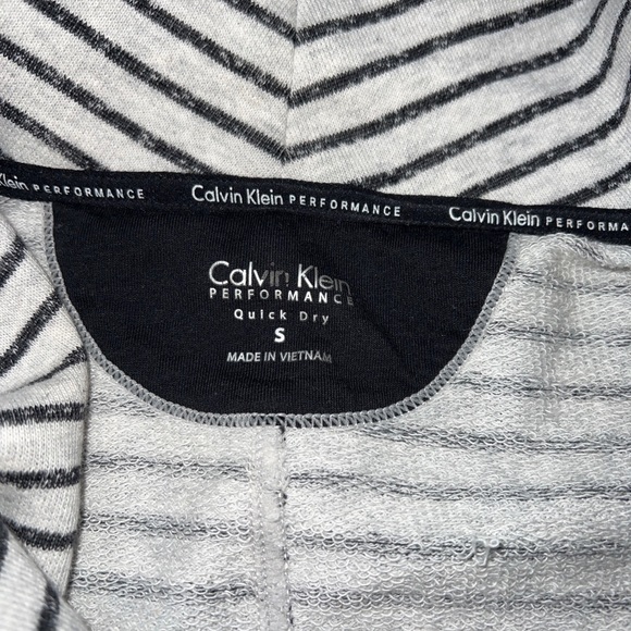 Calvin Klein Womens Small Performance Full Off-Center Zip Spread Collar jacket - Picture 3 of 7